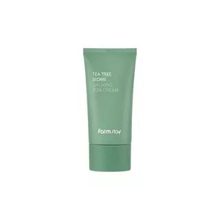 farmstay tea tree biome calming sun cream 50ml