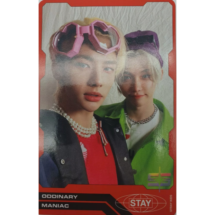 Oficial] SKZ STRAY KIDS ODDINARY MANIAC Álbum Cartão Fotográfico