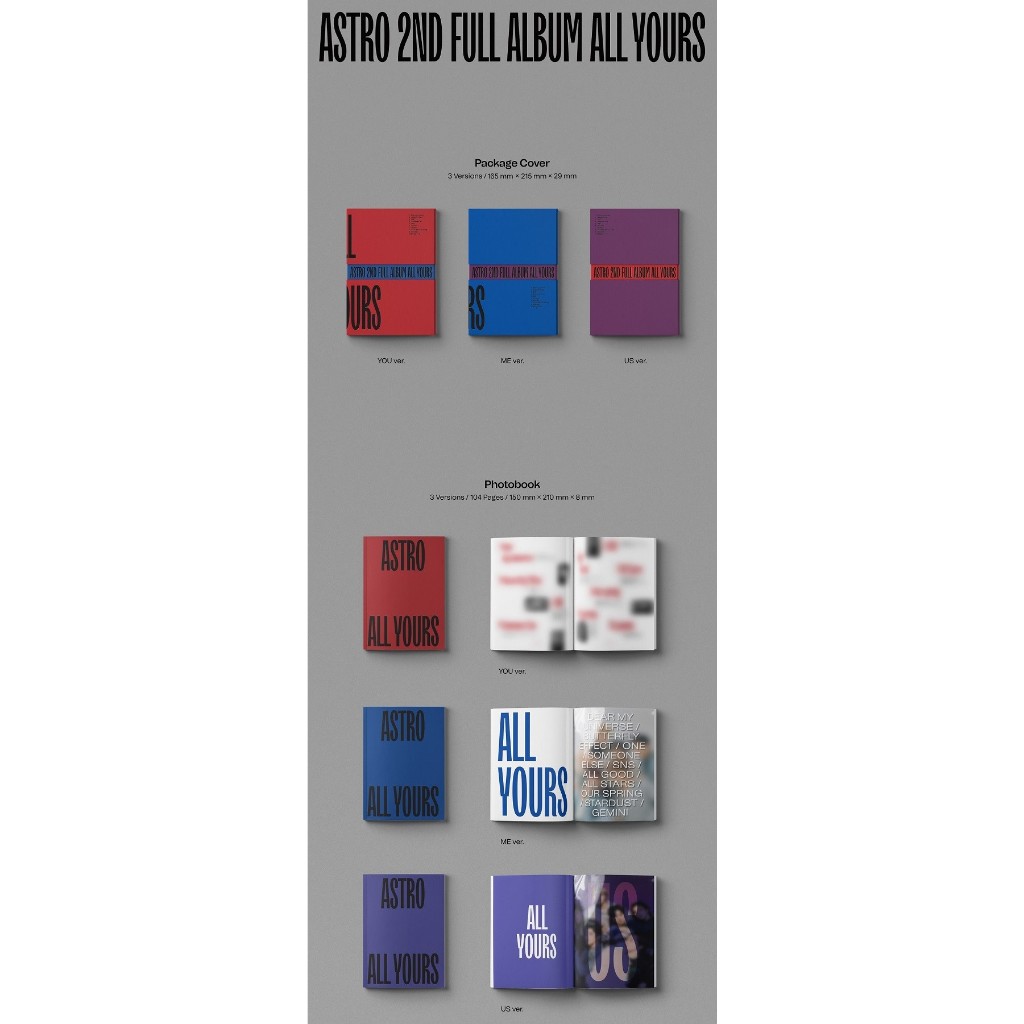 ASTRO - ALL YOURS 2nd Album | Shopee Brasil