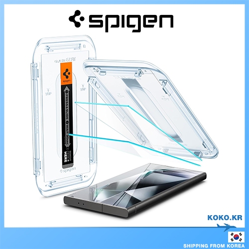 SPIGEN GlasTR EZ Fit Protetor De Tela De Vidro Temperado Para Galaxy S24/S24 + Ultra Com FREEBIES