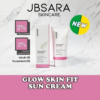 JBSARA GLOW SKIN FIT SUN CREAM Protetor Solar 50ml Clareador/Antirrugas/Fps 50 + PA +