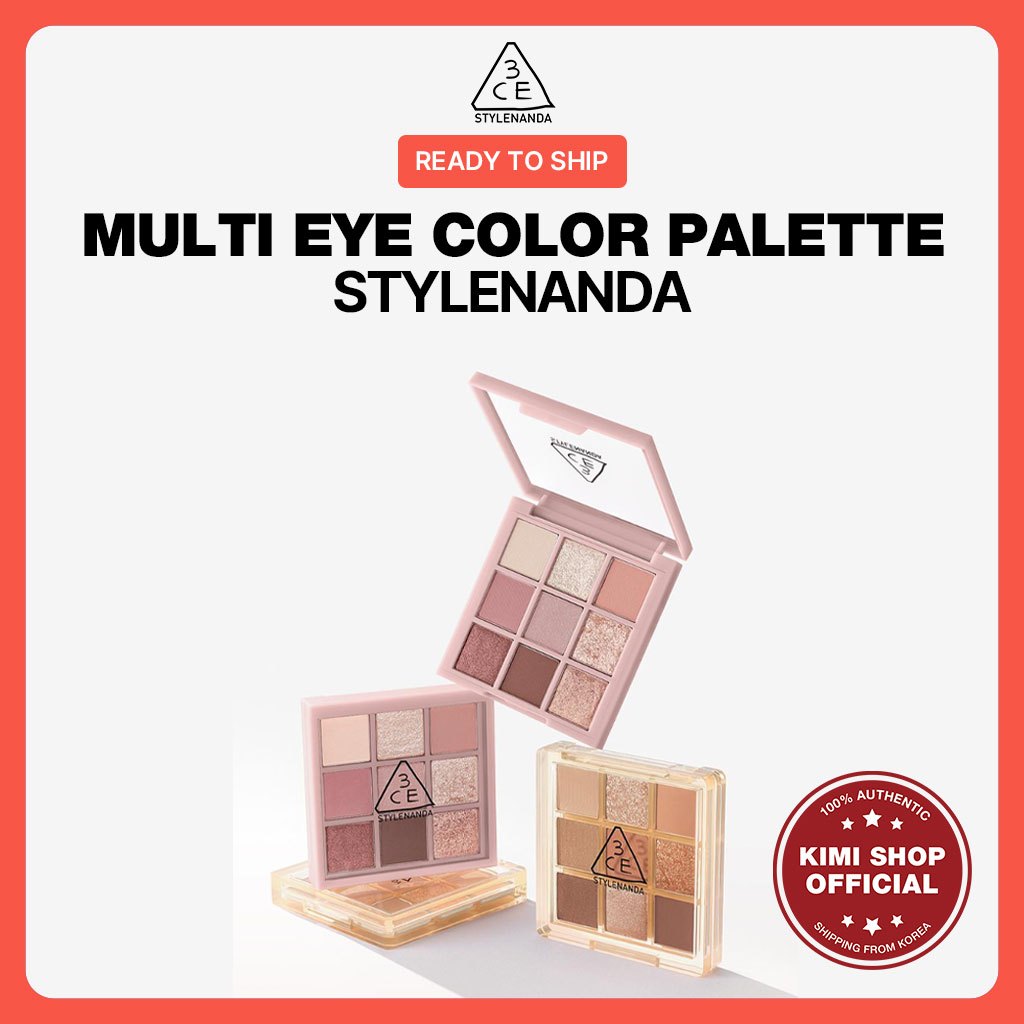 [3CE] Paleta De Sombras Multicoloridas | Shopee Brasil