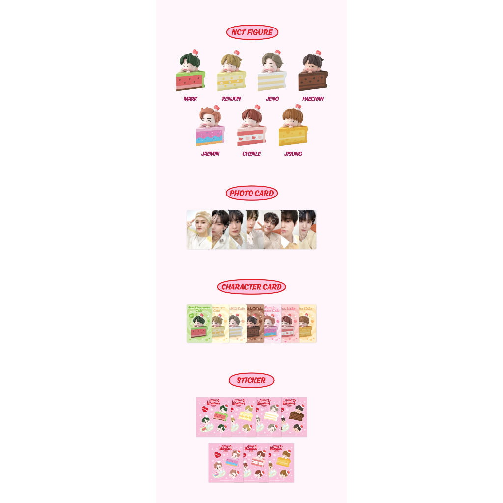 PREORDER] NCT DREAM CCOMAZ VALENTINE's CAKE | Shopee Brasil
