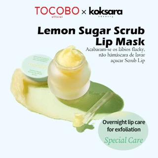 TOCOBO OFFICIAL lemon sugar scrub lip mask 20ml em Oferta na Shopee