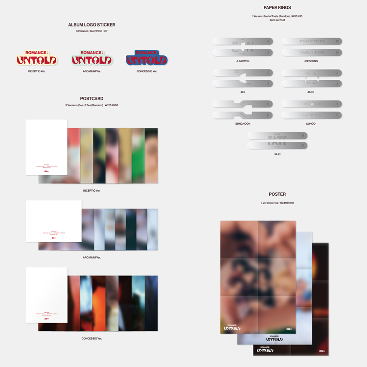 ENHYPEN - 2nd Album [ ROMANCE:UNTOLD ] | Shopee Brasil