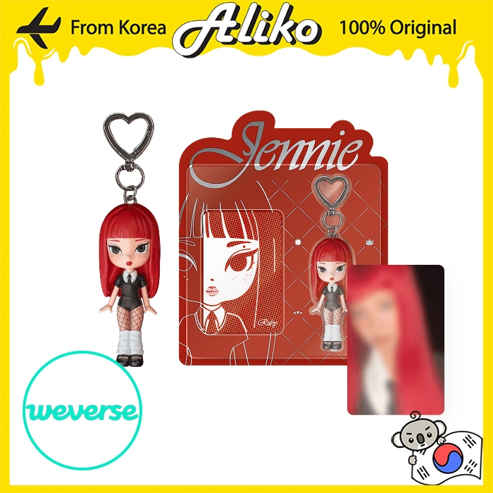 BLACKPINK jennie ruby ポップアップ　ぬいぐるみキーリング SEALED BLACKPINK JENNIE OFFICIAL RUBY POP UP MD PLUSH KEYRING KEY