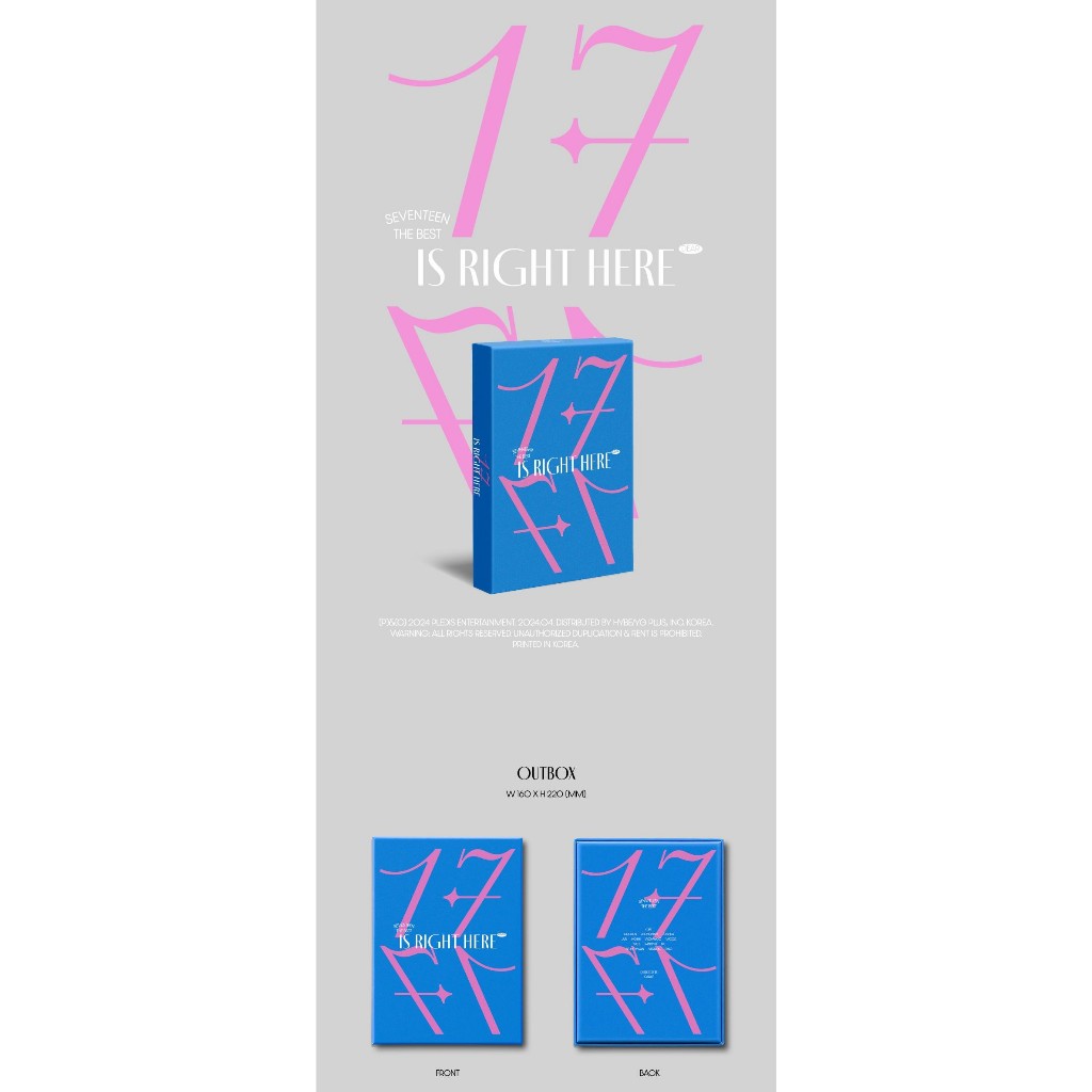 SEVENTEEN - [ 17 IS RIGHT HERE ] BEST Album (DEAR Ver.) | Shopee