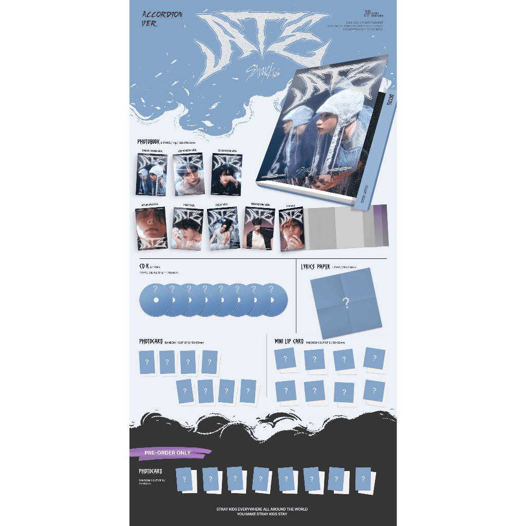ACCORDION ver.) STRAY KIDS (SKZ) [ATE] 9th MINI ALBUM (19th
