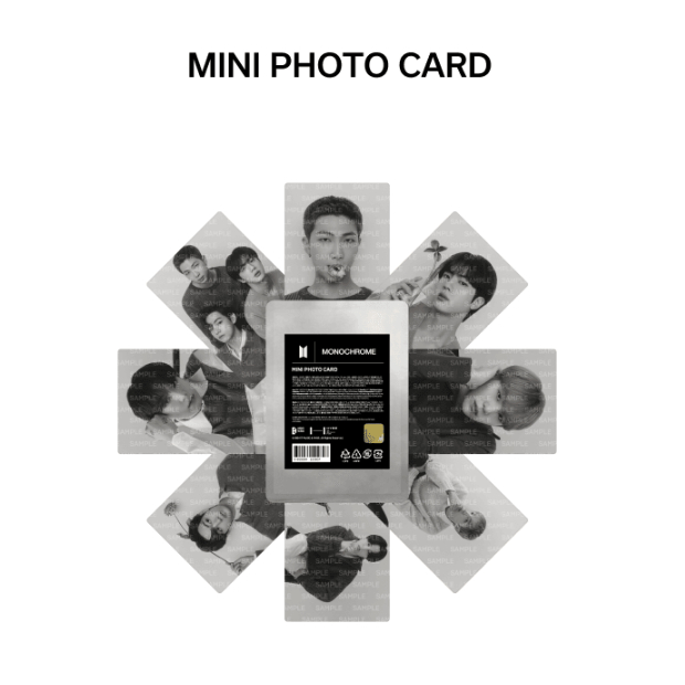 MONOCHROME]Mini Photo Card – BTS JAPAN OFFICIAL SHOP