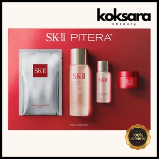 sk-II pitera full line up set(Essence 75ml /Lotion 30ml /Cream 15g /Mask 1p)
