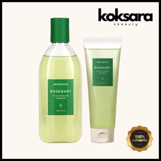 aromatica rosemary scalp scaling shampoo 400ml, 180ml