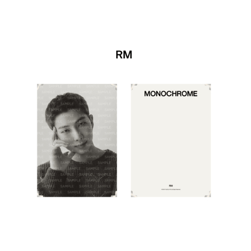 BTS MONOCHROME プレミアムフォト BTS POP-UP Premium Foto MONOCHROME | Shopee Brasil