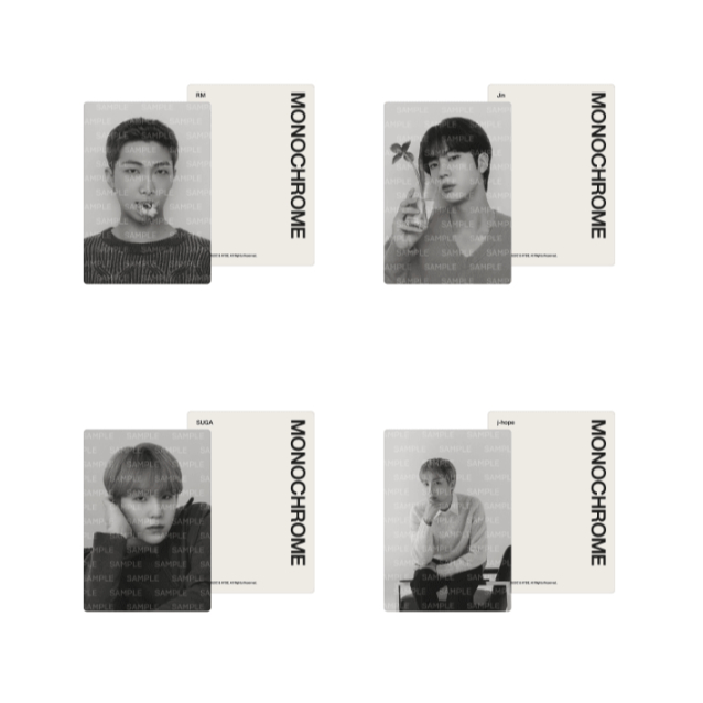 MONOCHROME]Mini Photo Card – BTS JAPAN OFFICIAL SHOP