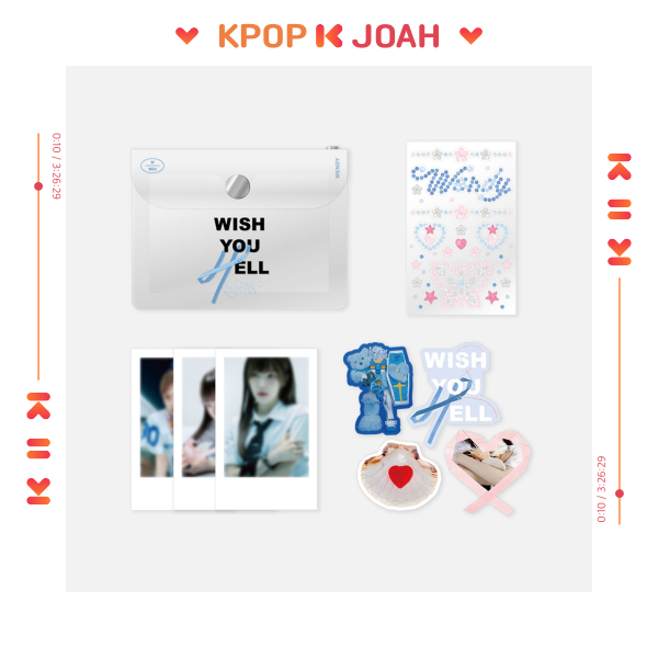 (CUBIC STICKER+POLAROID SET) WENDY [WISH YOU HELL] OFFICIAL MD (26th ...