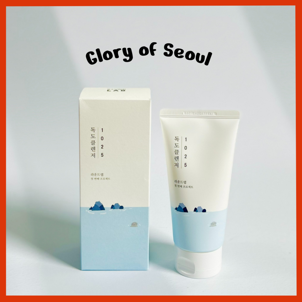 ROUND LAB 1025 Dokdo Cleanser 5.07 Fl Oz, Low PH Facial Cleanser For Sensitive Skin, Rich Soft Bubbles For Deep Cleansing And Makeup Removal, Hydrating Face Wash With Deep Sea Water