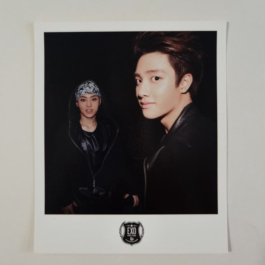 EXO Cartão Oficial Polaroid Card Wolf Original-Agora Raro , Nova