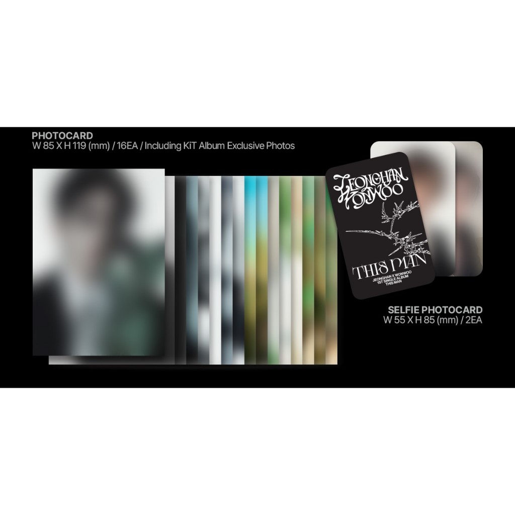 SEVENTEEN JEONGHAN X WONWOO - [ THIS MAN ] KIT Ver. | Shopee Brasil
