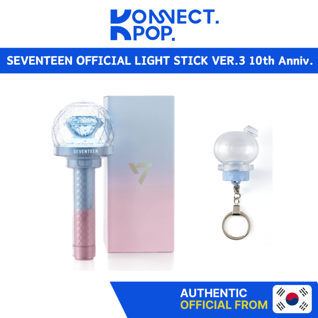SEVENTEEN - OFFICIAL LIGHT STICK VER.3 10th Anniv. | Shopee Brasil
