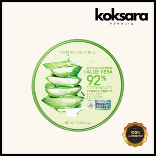 nature republic soothing & moisture aloe vera 92% soothing gel 300ml