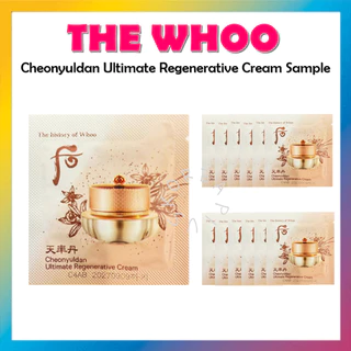 [THE WHOO] Amostra De Creme Regenerador Cheonyuldan Ultimate 1ml
