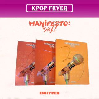ENHYPEN-MANIFESTO : DAY 1 3o MINI Álbum CD Fotobook Fotocartão Selo