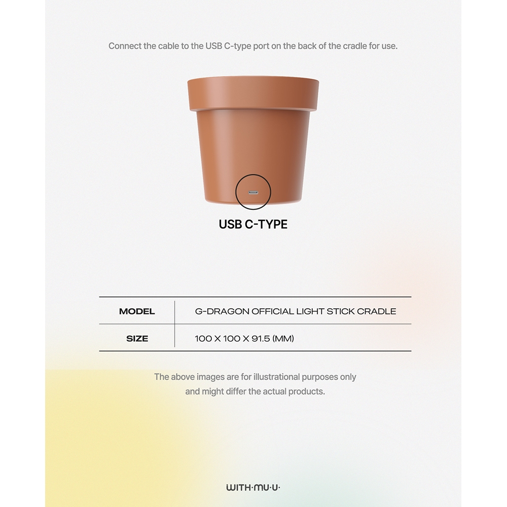 G-DRAGON Official Light Stick Cradle | Shopee Brasil