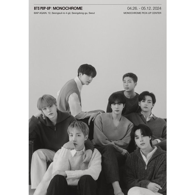MONOCHROME]Mini Photo Card – BTS JAPAN OFFICIAL SHOP