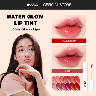 INGA Tonalidade Dos Lábios Com Brilho De Água Inga water gloss tint maquiagem(13 Cores)