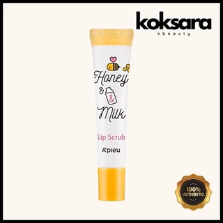 APIEU a'pieu honey & milk lip scrub 8ml em Oferta na Shopee