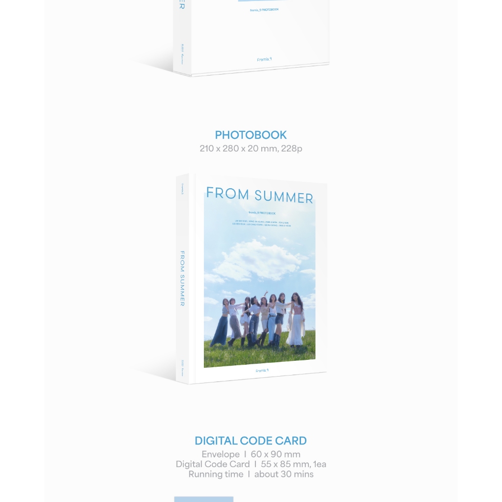 POB] FROMIS_9 - 2024 PHOTOBOOK [FROM SUMMER] (7th Aug.2024