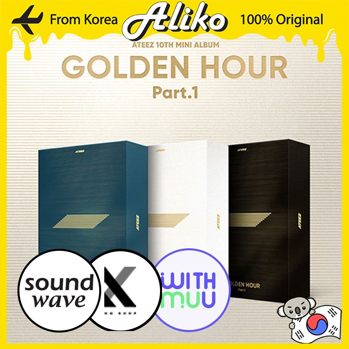 ATEEZ - 10th Mini Album [GOLDEN HOUR : Part.1] | Shopee Brasil