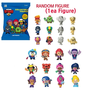 Brawl Stars Genuine mini-Saco De Polietileno Aleatório { 1Pack 1ea Figura Aleatória)
