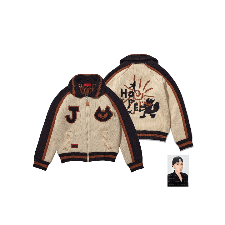 COWICHAN CARDIGAN Bege-BTS j-HOPE Tour'on THE STAGE Mercadoria