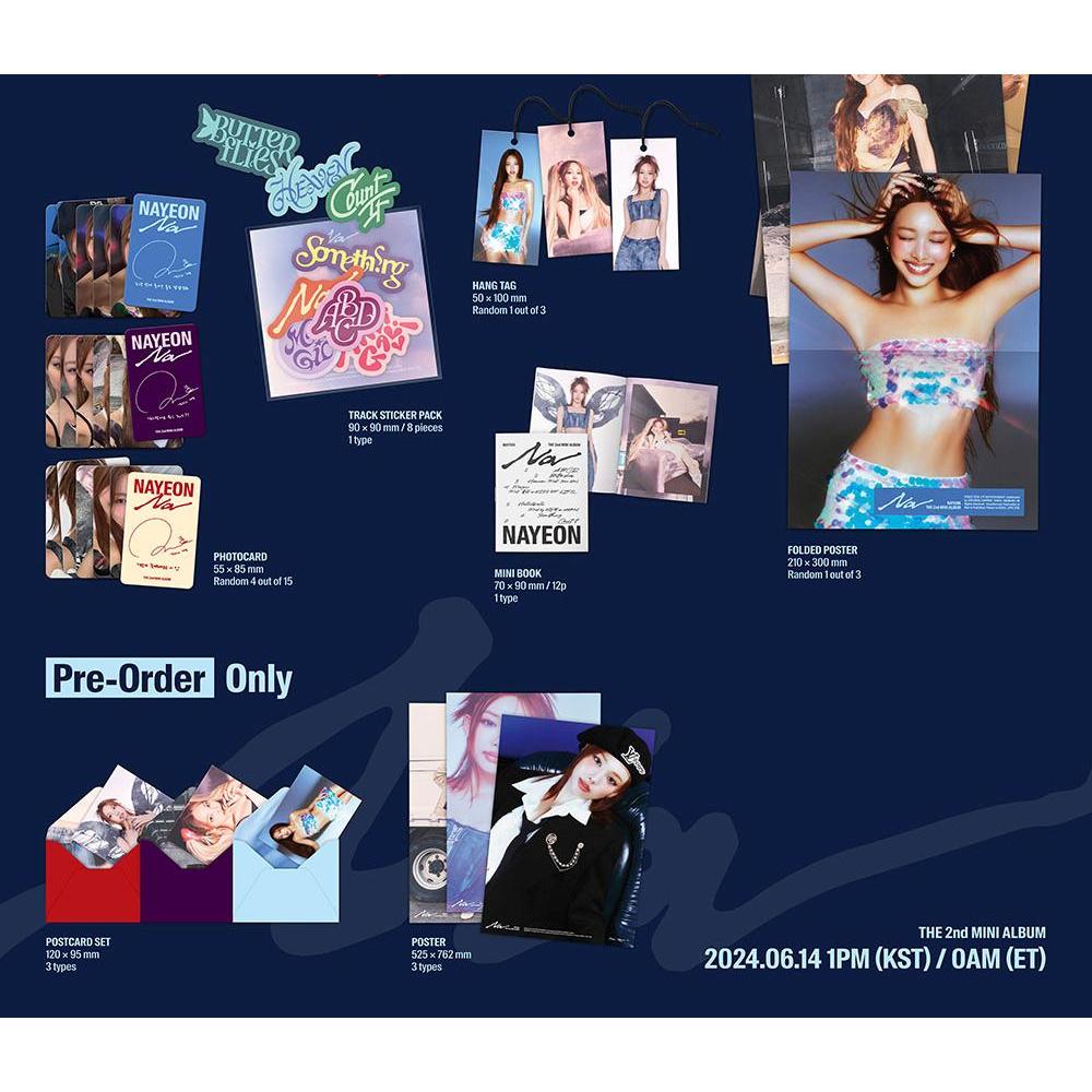 NAYEON (TWICE) - THE 2nd MINI Album [NA] (Standard ver) | Shopee