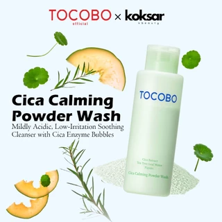 TOCOBO OFFICIAL cica calming powder wash 50g em Oferta na Shopee