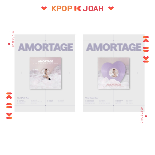 LP Vinyl) JISOO (BLACKPINK) AMORTAGE Mini Album (30th May.2025