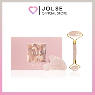 Conjunto De Massagem Gua Sha JOLSE Premium 2 Em 1