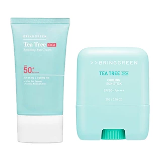 [Trazer Verde] Creme Solar Suavizante Para Árvore De Chá 50ml/Sun Stick 20g SPF50 PA + +