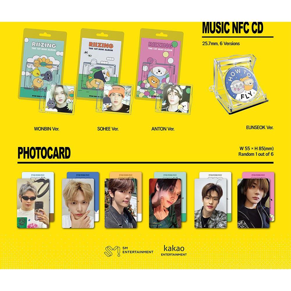 RIIZE - 1st Mini Album [RIIZING] (SMini Ver. RRR Edition) | Shopee