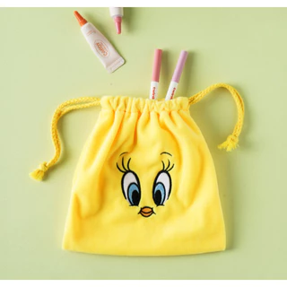 Looney Tunes tweety Tom E jerry Bolsa De Corda De Rua Gergelim/mini Fofo Amarelo Vermelho Macio