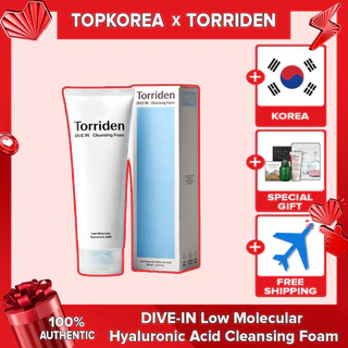 ★ Torriden DIVE-IN Espuma De Limpeza Com Ácido Hialurônico Molecular Baixo 150ml/TOPKOREA/Envio Da Coréia