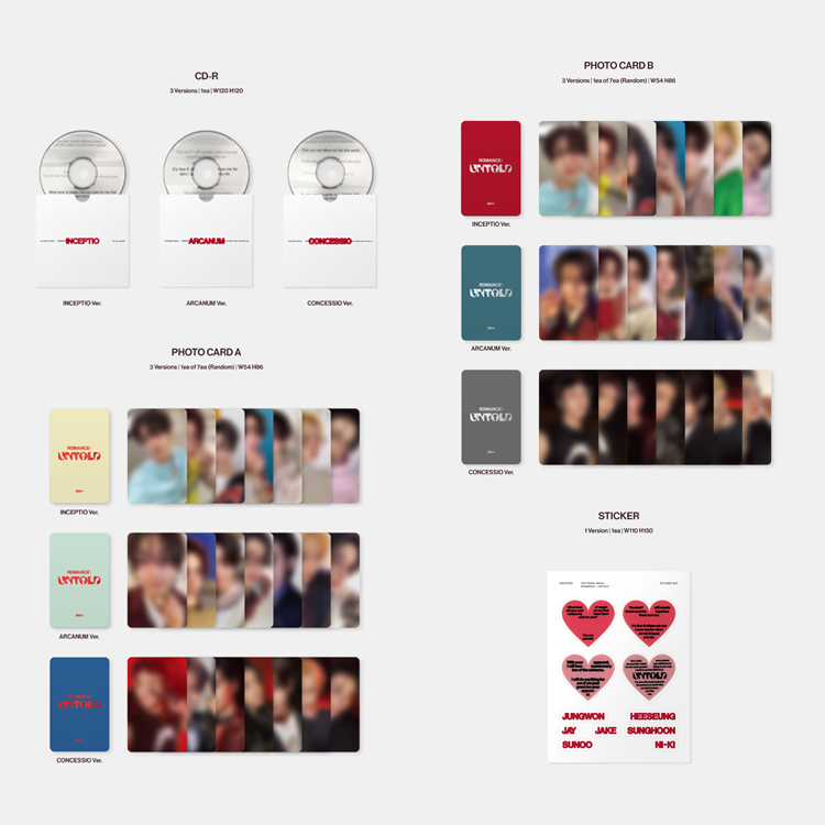 ENHYPEN - 2nd Album [ ROMANCE:UNTOLD ] | Shopee Brasil