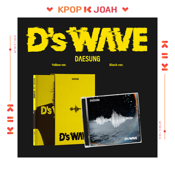 テソン　DAESUNG D's WAVE アルバムセット DAESUNG (BIGBANG) [D'S WAVE] 1st MINI ALBUM (8th Apr.2025