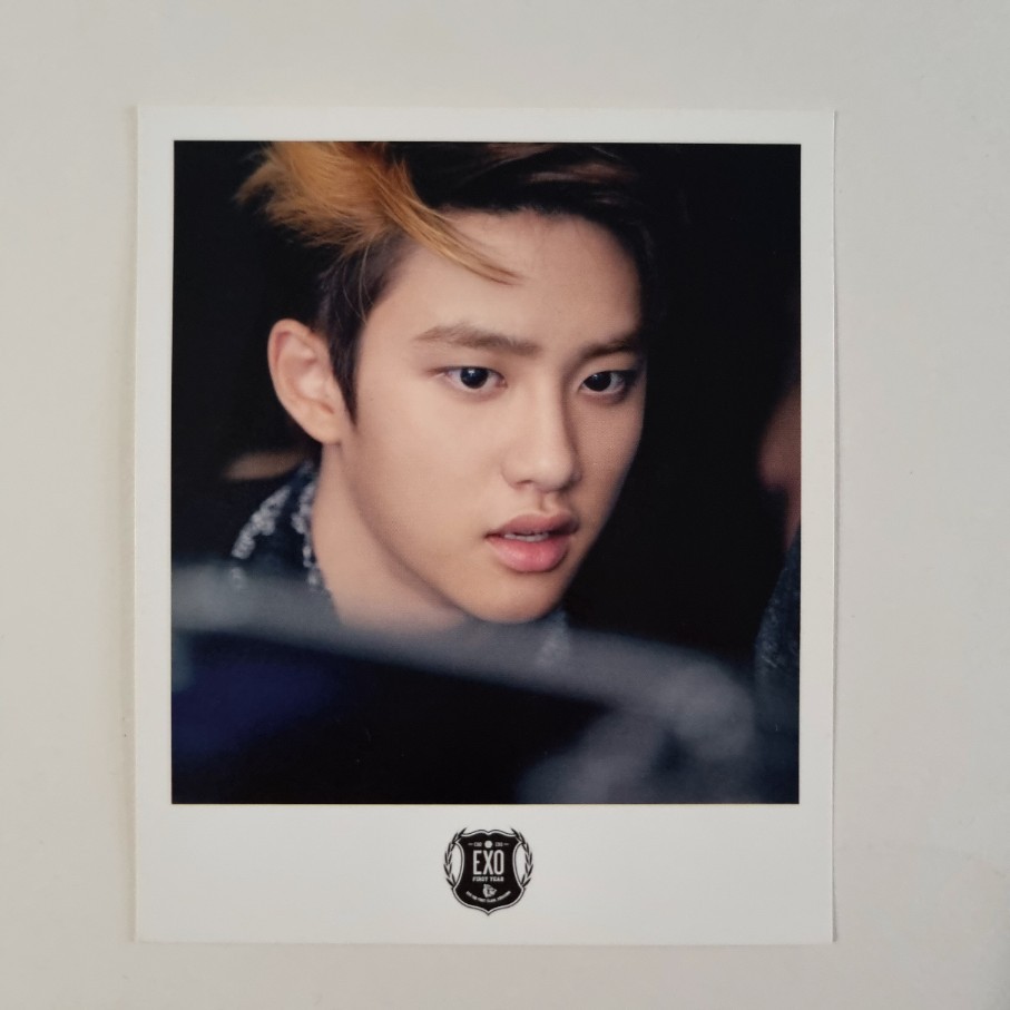 EXO Cartão Oficial Polaroid Card Wolf Original-Agora Raro , Nova