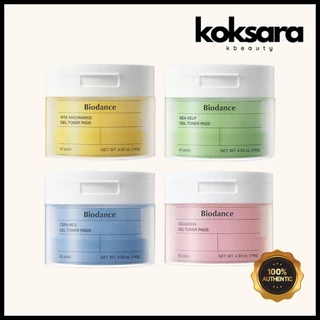 biodance gel toner pads 140g 60pads 4types(ceranol,collagen,Sigelp,Vita Tone Up)