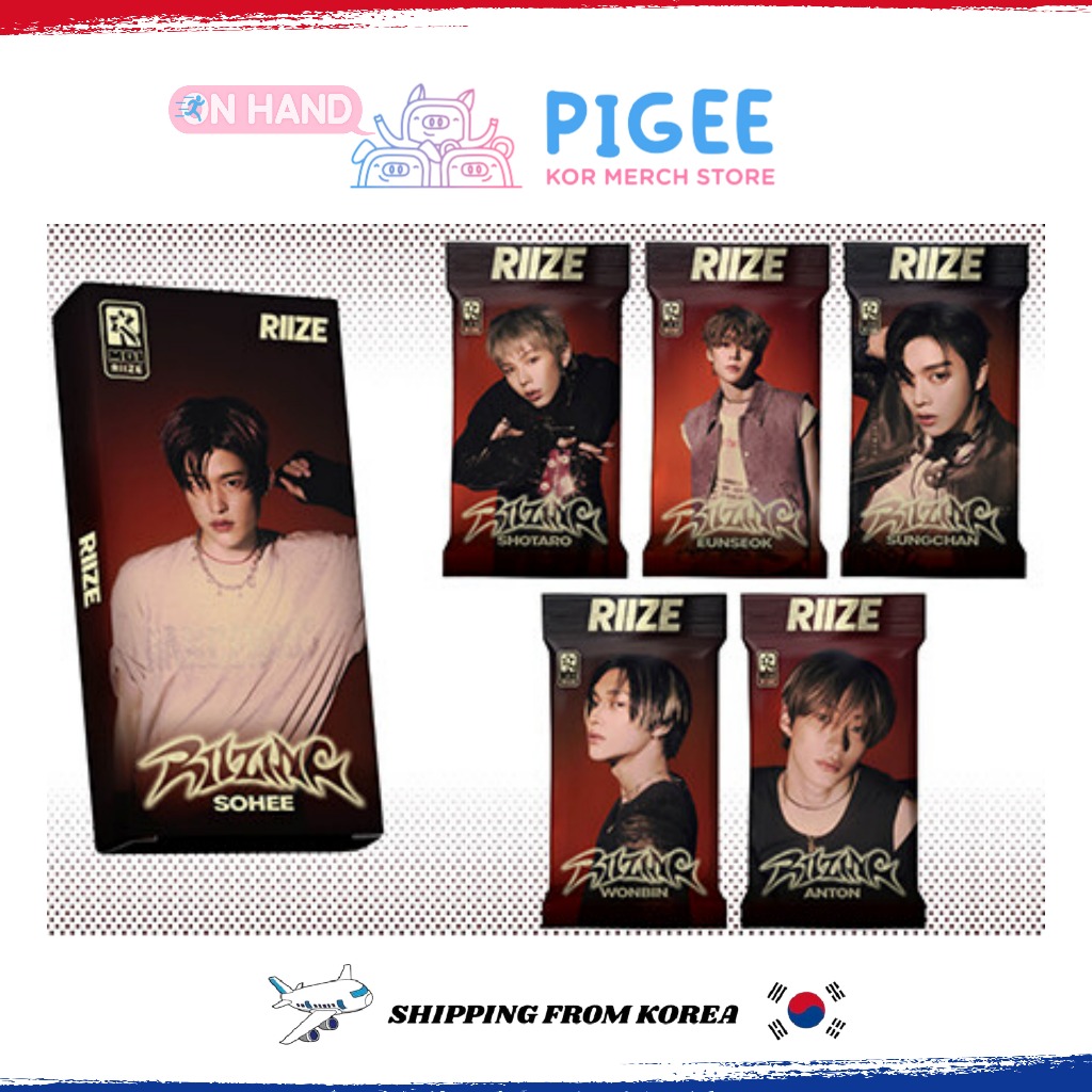 RIIZE - [ RIIZING ] 1ST MINI ALBUM (PHOTO PACK Ver.) | Shopee Brasil