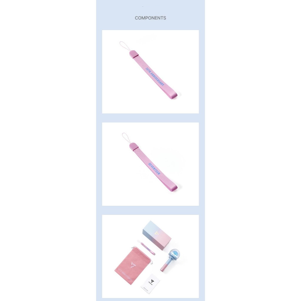 SEVENTEEN - Official Light Stick VER.3 10th Anniv. | Shopee Brasil