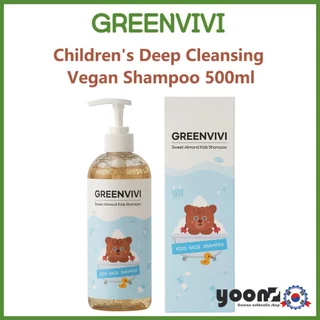 [GREENVIVI] Kids Scalp deep cleansing Vegan Kids shampoo 500ml / recommended for child and elementary school students / From Korea