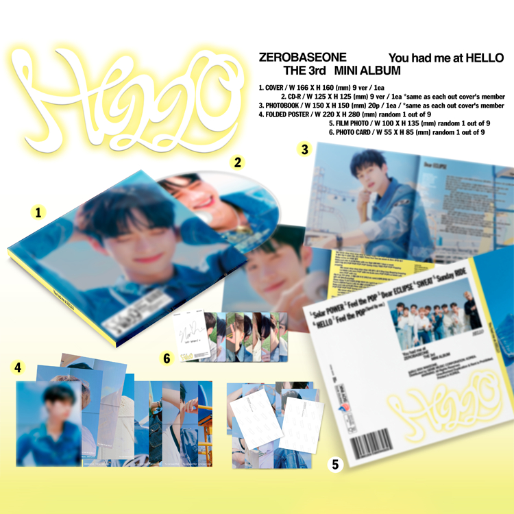 Digipack Ver.] ZEROBASEONE (ZB1) - 3rd Mini Album [ You had