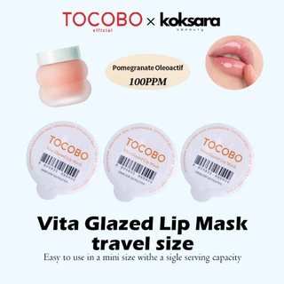 TOCOBO OFFICIAL vita glazed lip mask mini 1pc em Oferta na Shopee